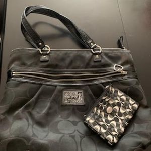 Coach bag and wallet